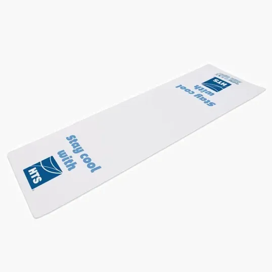 11" x 33" CoolFiber™ Microfiber Cooling Towel, Full Color Dual Location