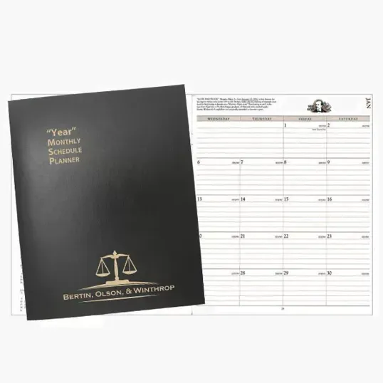 Docket Schedule Monthly Planner