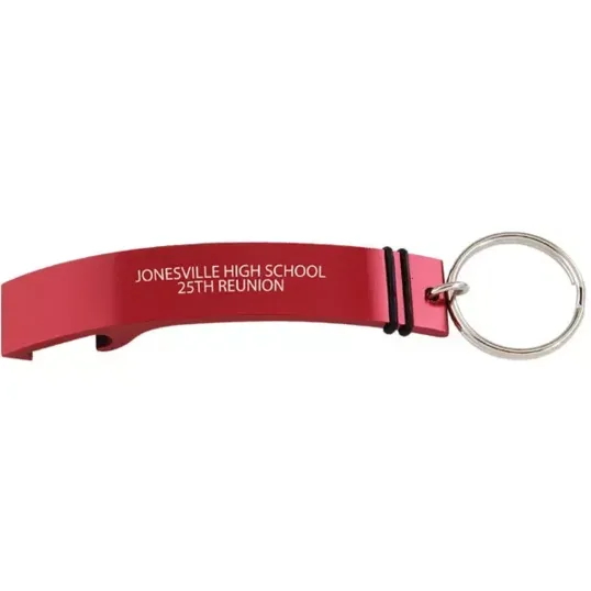 Laser Beverage Wrench Key Chain and Bottle Opener