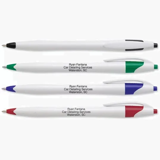 Rebound Screen Printed Plastic Click Pen — view 3