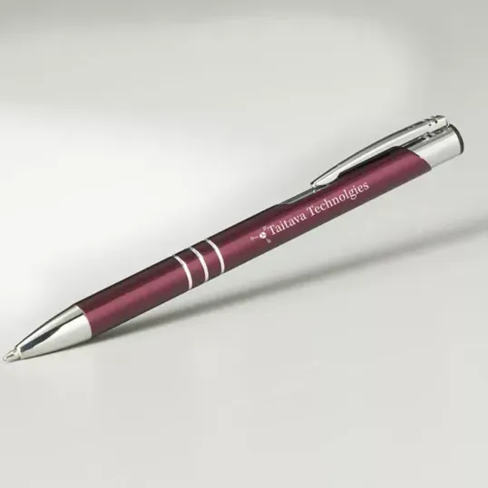 Delane Cello-Wrapped Triple Classic Click Pen — view 4
