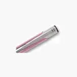 Pink Delane® Triple Click Metal Pen, Cello-Wrapped — view 5