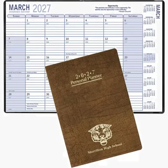 GNU 7x10 Academic Monthly Planner