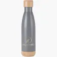 Voyager 17 oz. Stainless Steel Bottle with Bamboo Base & Lid — view 4