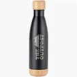 Voyager 17 oz. Stainless Steel Bottle with Bamboo Base & Lid — view 2