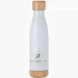 Voyager 17 oz. Stainless Steel Bottle with Bamboo Base & Lid — view 3