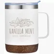 Saratoga Powder Coated Cork Bottom Mug, 12 oz