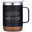 Saratoga Powder Coated Cork Bottom Mug, 12 oz — view 3
