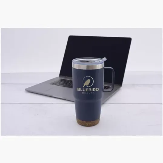 Saratoga Powder Cork Bottom Mug, 24 oz — view 4