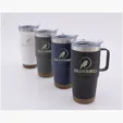 Saratoga Powder Cork Bottom Mug, 24 oz — view 5