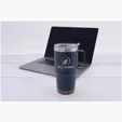 Saratoga Powder Cork Bottom Mug, 24 oz — view 4