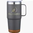Saratoga Powder Cork Bottom Mug, 24 oz