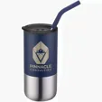 Element 16 oz. Stainless Steel Tumbler with Straw — view 2