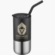 Element 16 oz. Stainless Steel Tumbler with Straw — view 4