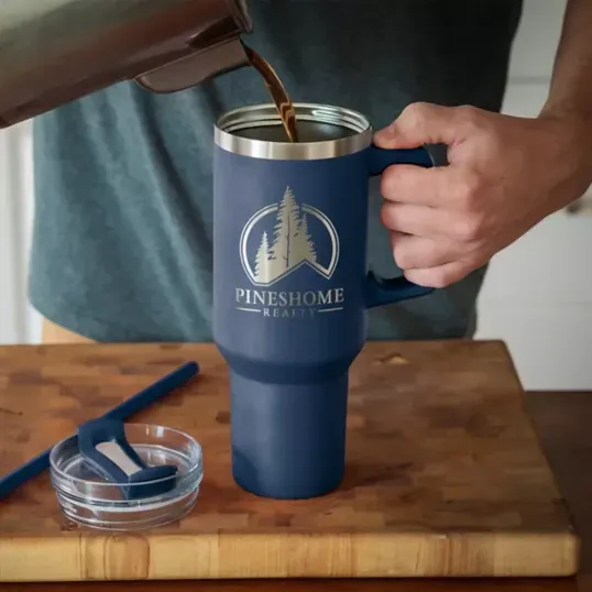 Saratoga Satisfy Travel Mug, 40 oz — view 5