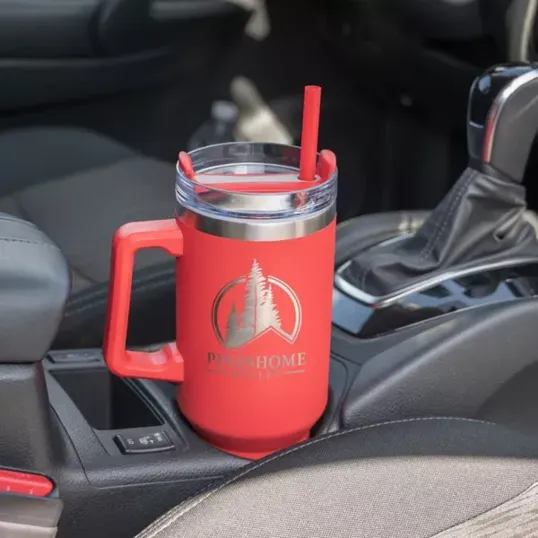 Saratoga Satisfy Travel Mug, 40 oz — view 4