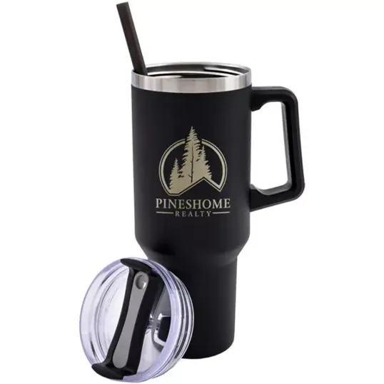 Saratoga Satisfy Travel Mug, 40 oz — view 2