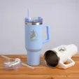 Saratoga Satisfy Travel Mug, 40 oz — view 3
