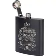 Saratoga Stainless Steel Flask, 6 oz — view 2