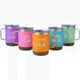 Saratoga Cork Bottom Brite Mug, 12 oz — view 2