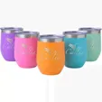 Saratoga Cruise Stemless Brite Wine Tumbler, 12 oz — view 2