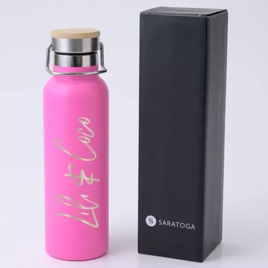 Saratoga Spirit Brite Stainless Steel Water Bottle, 20 oz — view 4