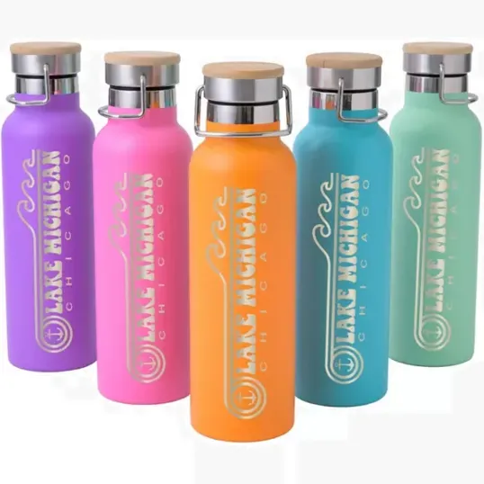 Saratoga Spirit Brite Stainless Steel Water Bottle, 20 oz — view 2
