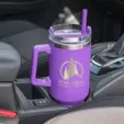 Saratoga Satisfy Brite Travel Mug, 40 oz — view 4