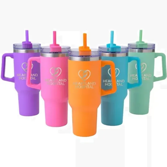 Saratoga Satisfy Brite Travel Mug, 40 oz — view 2
