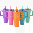 Saratoga Satisfy Brite Travel Mug, 40 oz — view 2