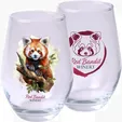 Full Color Stemless Wine Glass, 11.5 oz — view 2
