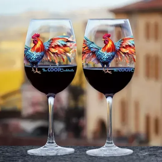 Full Color Wine Glass, 12.75 oz — view 4