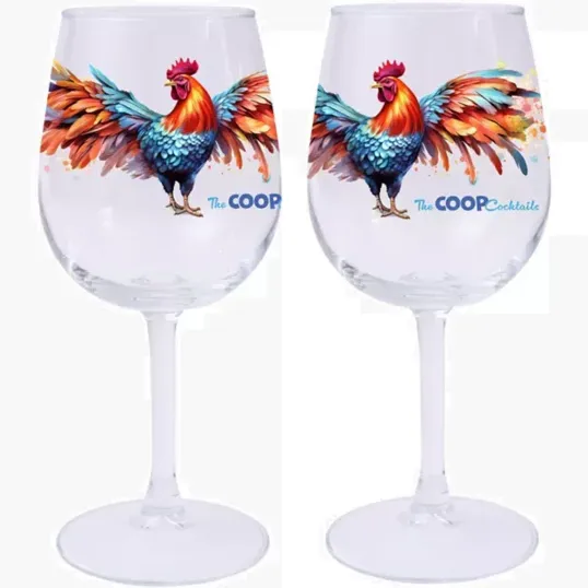 Full Color Wine Glass, 12.75 oz — view 2
