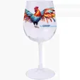 Full Color Wine Glass, 12.75 oz