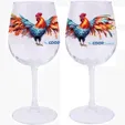 Full Color Wine Glass, 12.75 oz — view 2