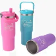 Saratoga Swing Handle Brite Tumbler, 30 oz — view 3