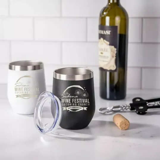 Cruise Stainless Steel Wine Tumbler, 12 oz — view 4