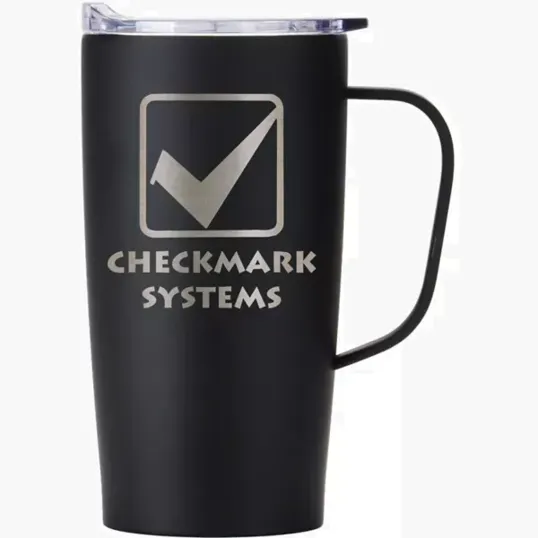 CAFE-TO-GO Tall Stainless Steel Coffee Mug, 20 oz