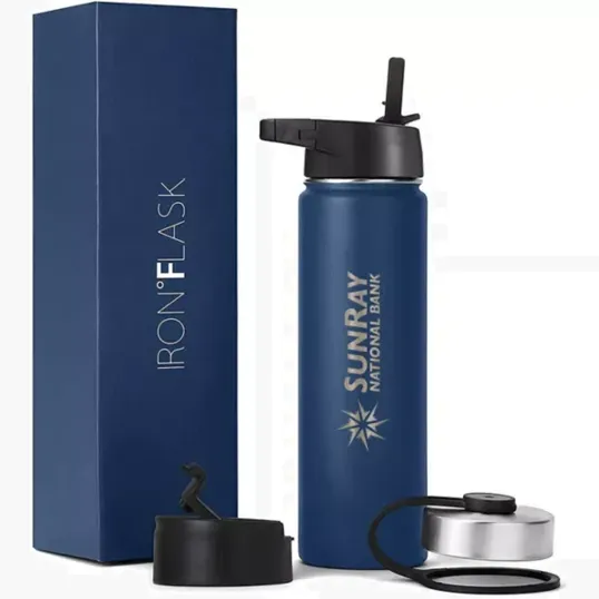 Iron Flask Wide Mouth Water Bottle, 22 oz — view 2