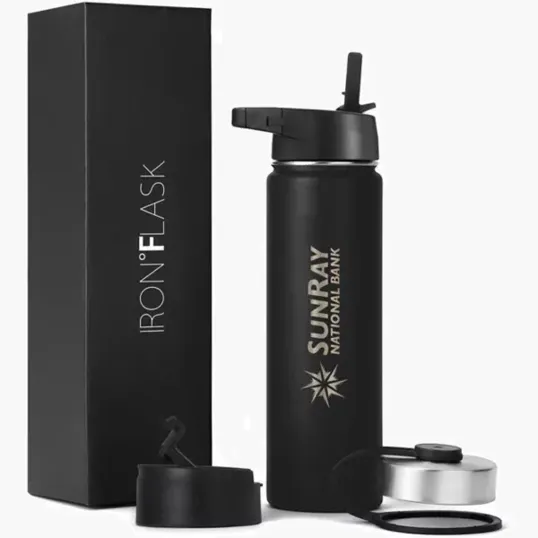 Iron Flask Wide Mouth Water Bottle, 22 oz — view 4
