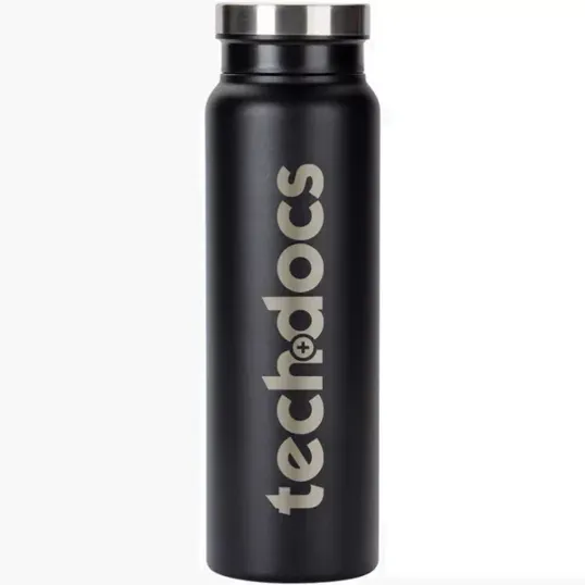 Atlas Powder Coated Stainless Steel Bottle, 24 oz — view 2