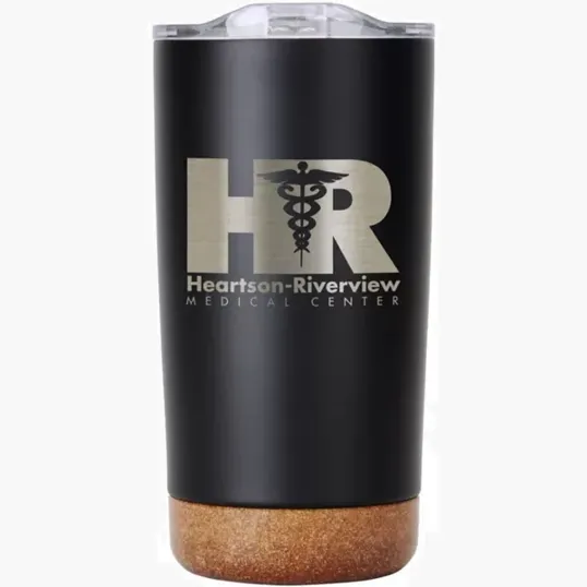 Saratoga Cork Bottom Stainless Steel Tumbler, 18 oz