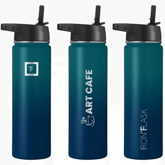 Iron Flask Wide Mouth Bottle, Gradient Colors, 22 oz — view 2