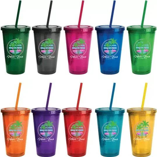 Sunsplash Full Color Wrap Tumbler, 16 oz — view 5