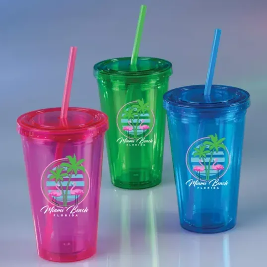 Sunsplash Full Color Wrap Tumbler, 16 oz — view 6
