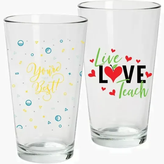 Full Color Wrap Pint Glass, 16 oz. — view 2