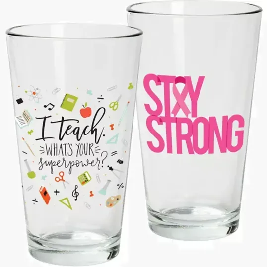 Full Color Wrap Pint Glass, 16 oz. — view 3