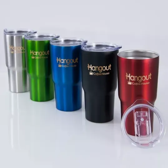 Conquest Stainless Steel Travel Tumbler, 20 oz. — view 2