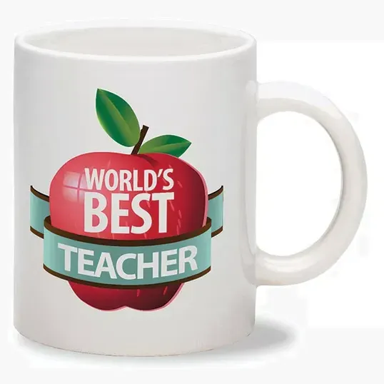 White Ceramic Mug, 11 oz. — view 6