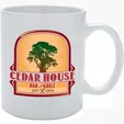 White Ceramic Mug, 11 oz. — view 5